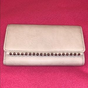 I.N.C. Trifold Wallet- Dove Grey